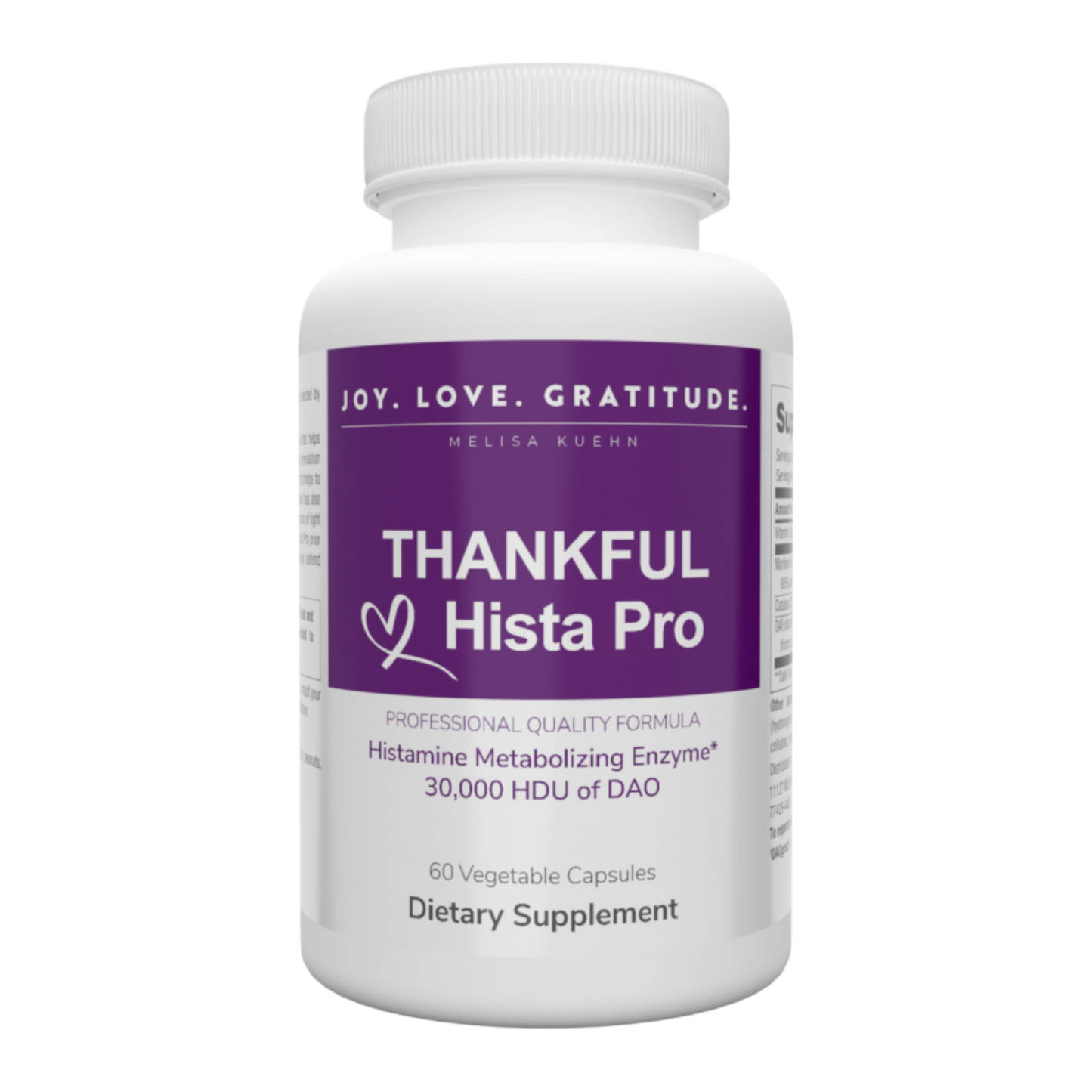 JLG THANKFUL Hista Pro 60 caps