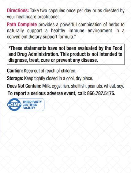 MelisaK Path Complete - 120 veg caps